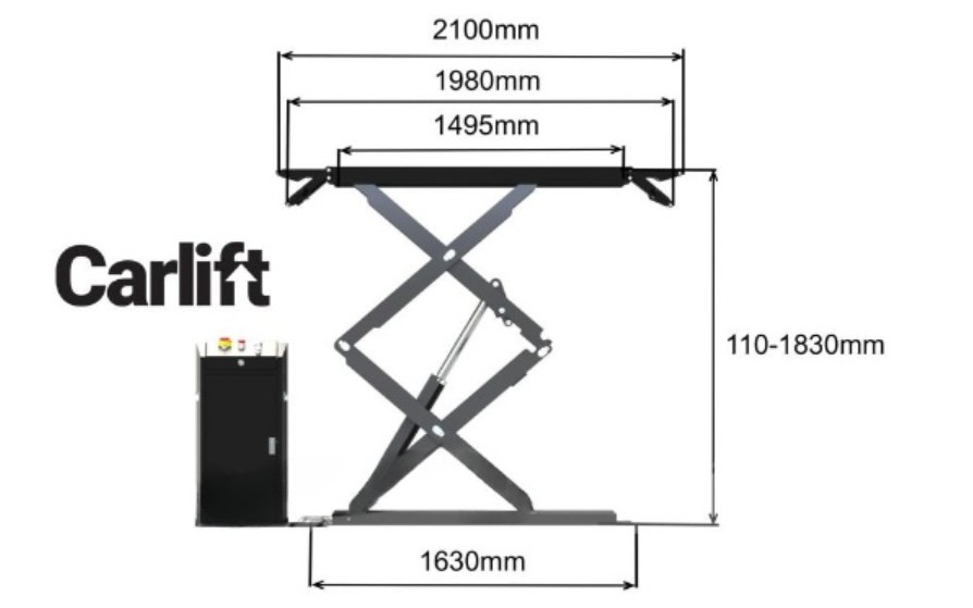 nůžkový zvedák hydraulický
