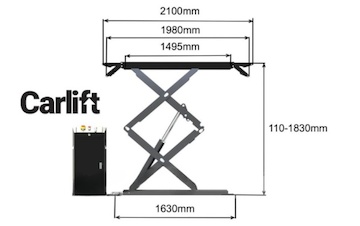 nůžkový zvedák hydraulický