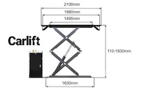 nůžkový zvedák hydraulický